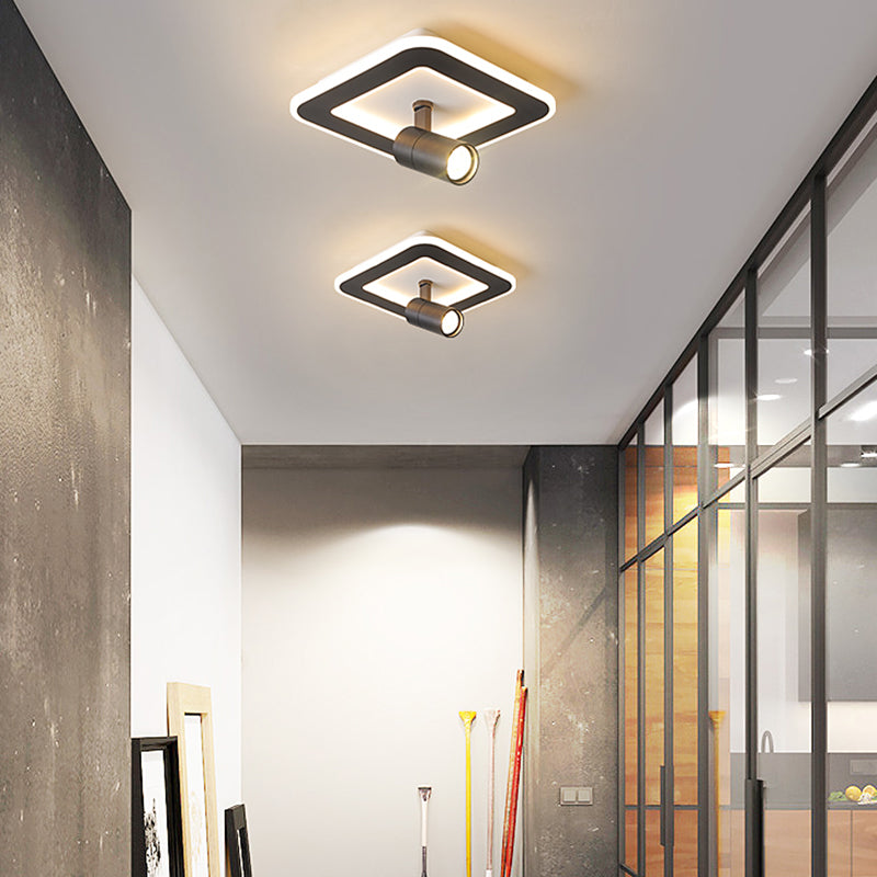 Illuminazione a soffitto modernista a 2 teste con faretti Plafoniere a LED da incasso