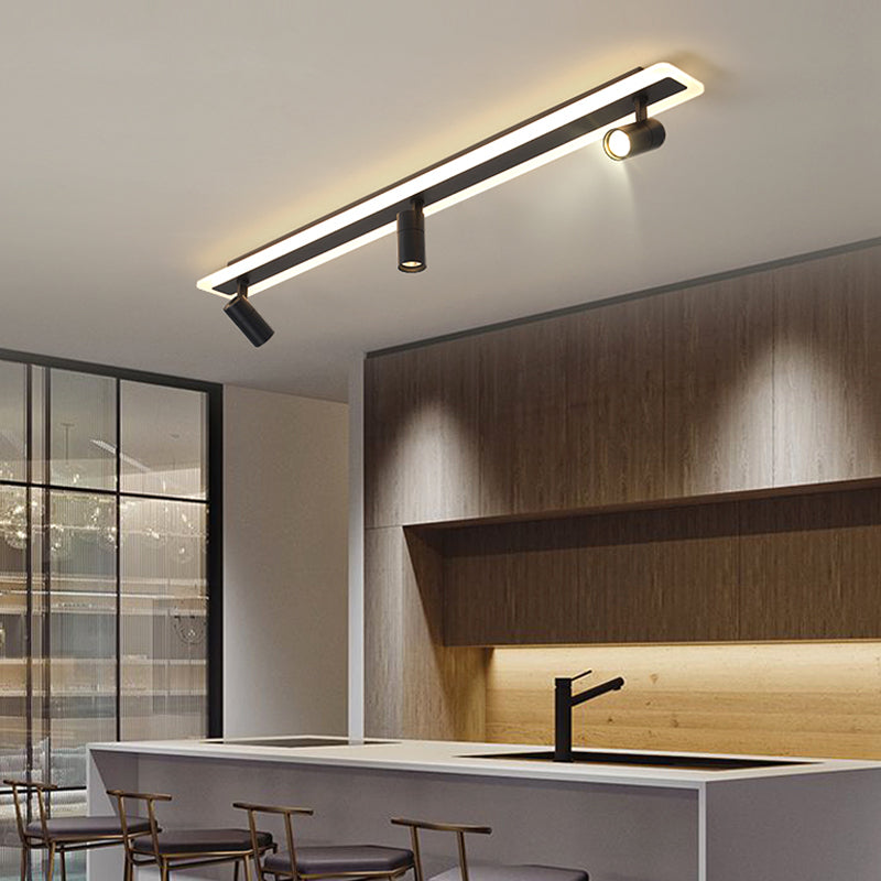LED Flush Mounted Ceiling Lights Modernist Flush Mount Lighting with Spotlights