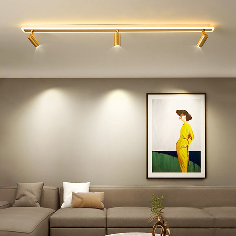 LED Flush Mounted Ceiling Lights Modernist Flush Mount Lighting with Spotlights