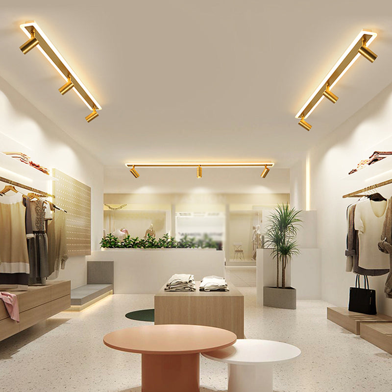 LED Flush Mounted Ceiling Lights Modernist Flush Mount Lighting with Spotlights