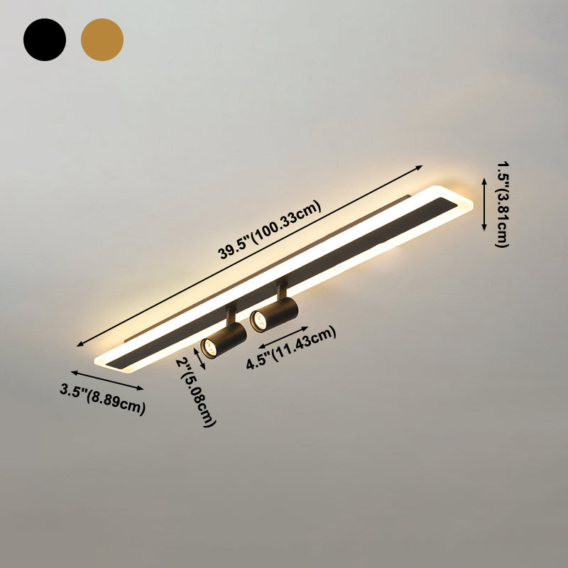 LED Flush Mounted Ceiling Lights Modernist Flush Mount Lighting with Spotlights