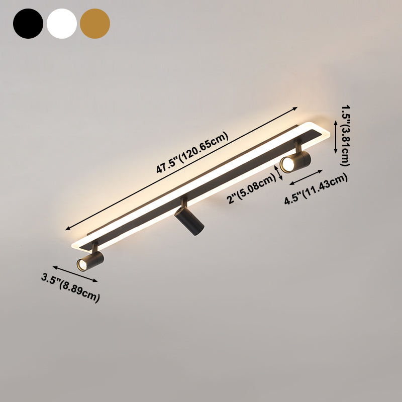 LED Flush Mounted Ceiling Lights Modernist Flush Mount Lighting with Spotlights