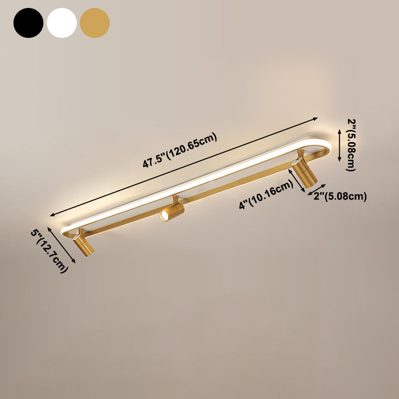 LED Flush Mount Ceiling Lighting Contemporary Ceiling Mounted Light Fixture