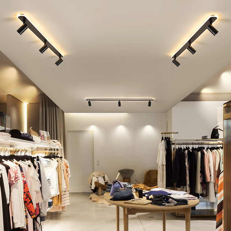 LED Flush Mount Ceiling Lighting with Spotlights Modern Ceiling Mounted Lights