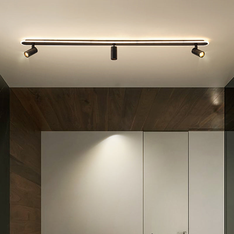 LED Flush Mount Ceiling Lighting with Spotlights Modern Ceiling Mounted Lights