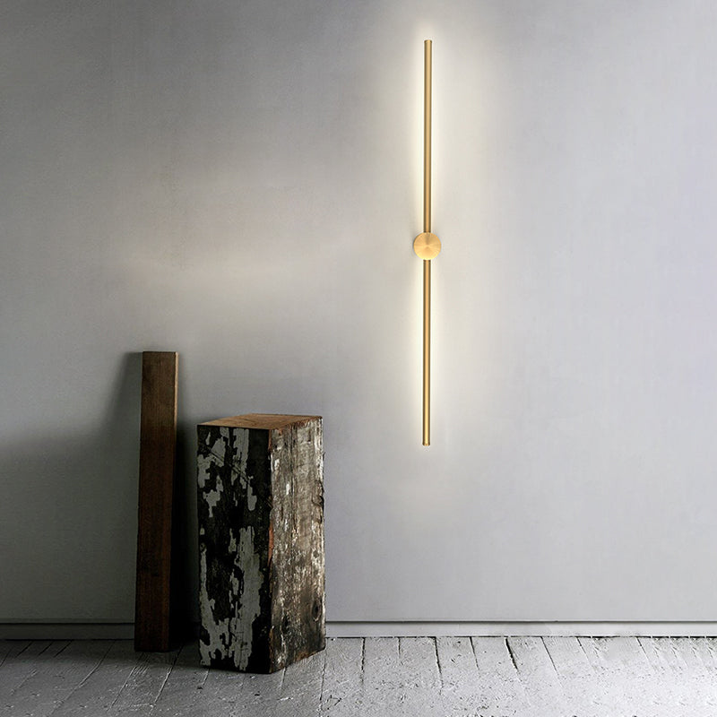 Linear Metal Sconce Light Fixture Minimalist LED Wall Lighting Fixture