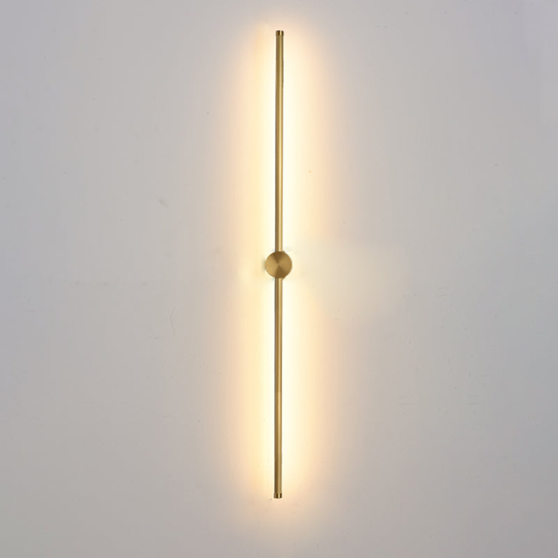 Linear Metal Sconce Light Fixture Minimalist LED Wall Lighting Fixture