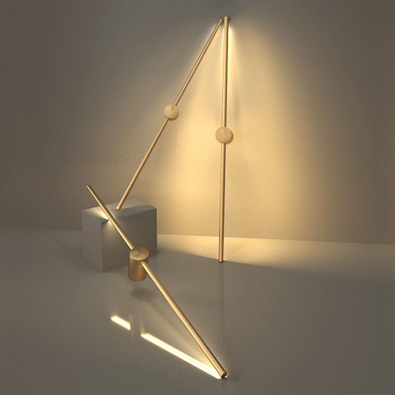 Linear Metal Sconce Light Fixture Minimalist LED Wall Lighting Fixture