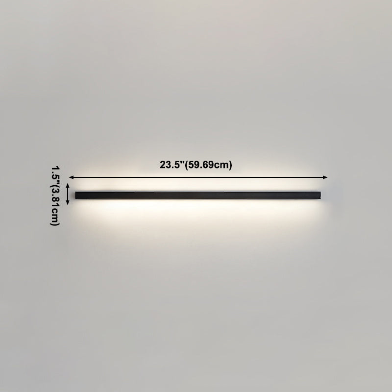 Lineare Wandlampe Aluminium Einfacher Stil LED LED LIGHT WALL SCHLAFT FÜR DISSAME
