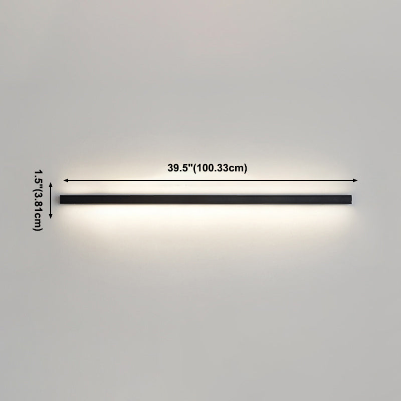Lineare Wandlampe Aluminium Einfacher Stil LED LED LIGHT WALL SCHLAFT FÜR DISSAME