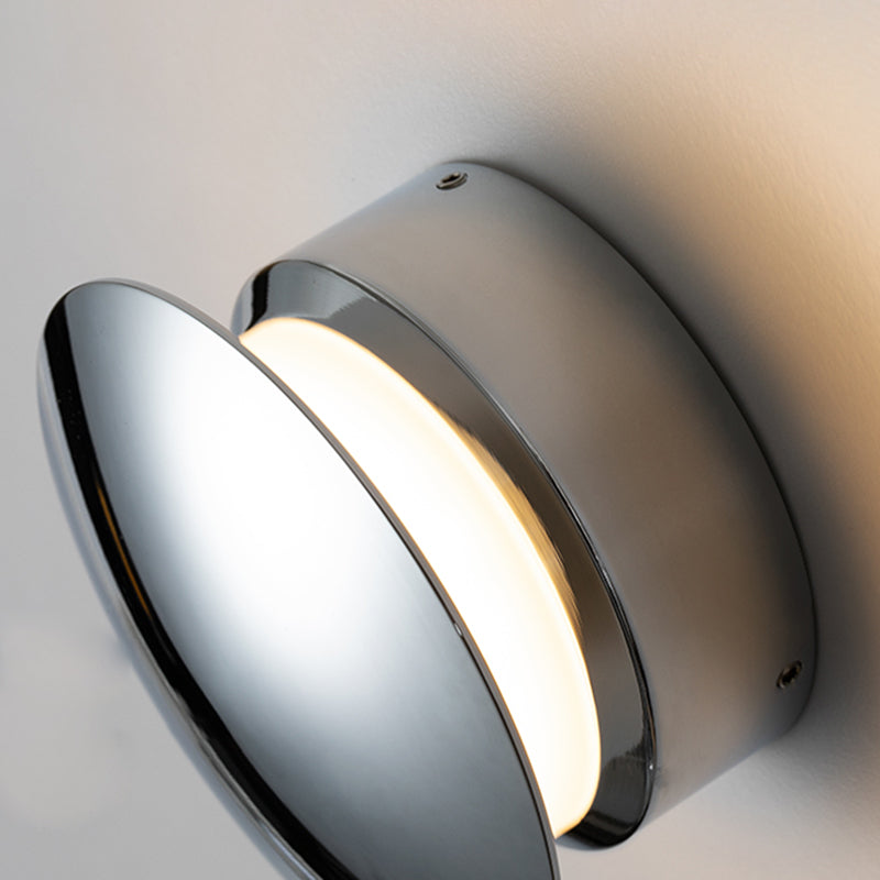 Wohnzimmer Wandleuchte postmoderne Metall Ein hell silberne Wandmontageleuchte