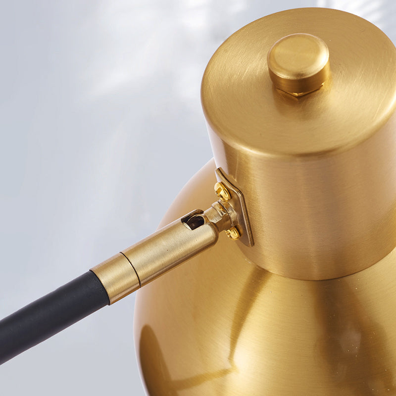 Postmoderne 1 Kopfmetall Wandleuchte Goldwandleuchte für den Untersuchungsraum