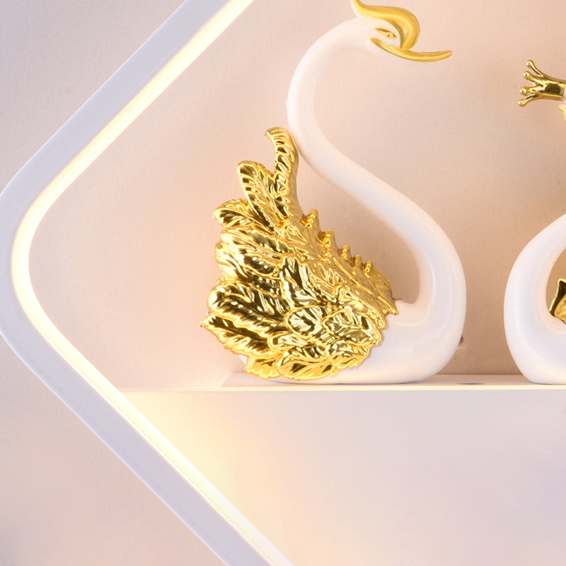 Livrage du salon Murminalisme moderne minimalisme LED MONT ÉCLAINEMENT (sans décoration)