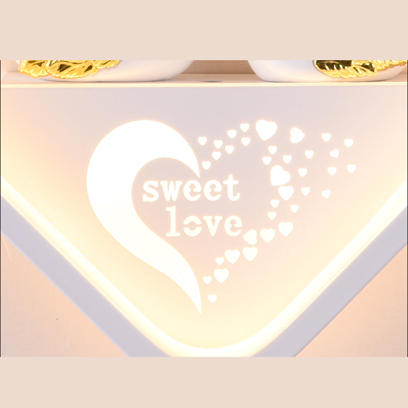 Livrage du salon Murminalisme moderne minimalisme LED MONT ÉCLAINEMENT (sans décoration)