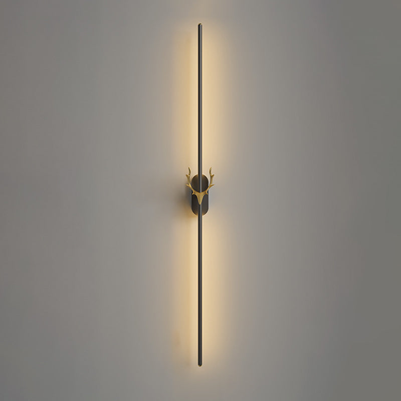 Lineare Wandlampe Aluminium Einfacher Stil LED LED LIGHT WALL SCHLAFT für Wohnzimmer