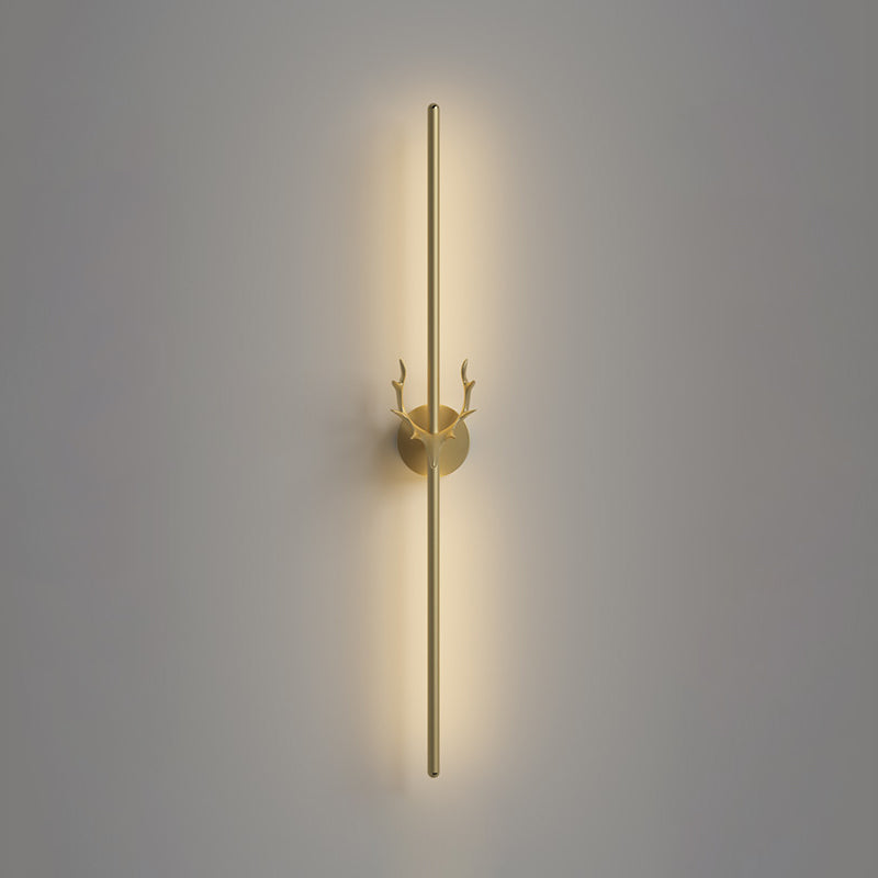 Lineare Wandlampe Aluminium Einfacher Stil LED LED LIGHT WALL SCHLAFT für Wohnzimmer