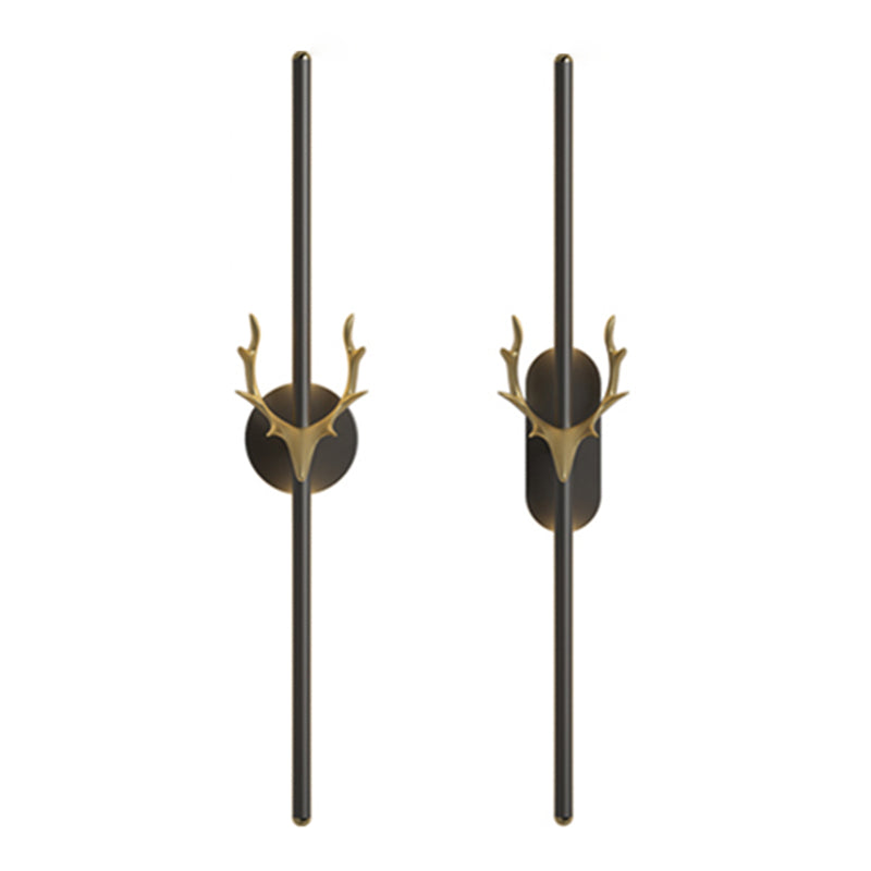 Lineare Wandlampe Aluminium Einfacher Stil LED LED LIGHT WALL SCHLAFT für Wohnzimmer