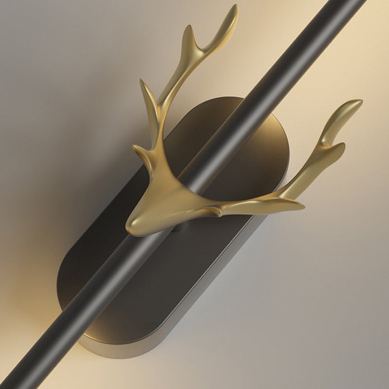 Lineare Wandlampe Aluminium Einfacher Stil LED LED LIGHT WALL SCHLAFT für Wohnzimmer