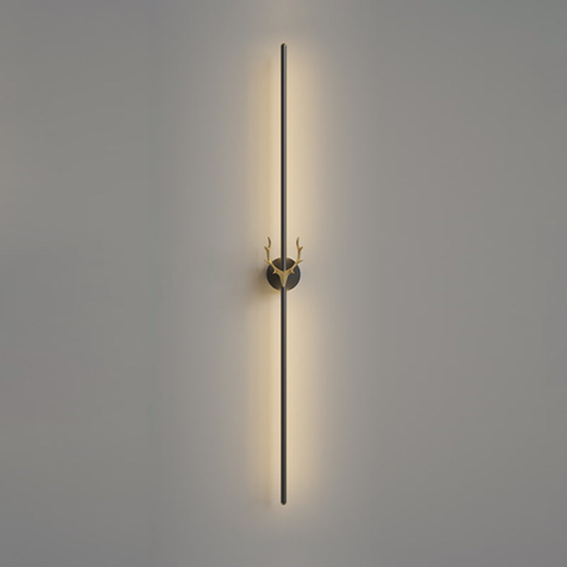 Lineare Wandlampe Aluminium Einfacher Stil LED LED LIGHT WALL SCHLAFT für Wohnzimmer