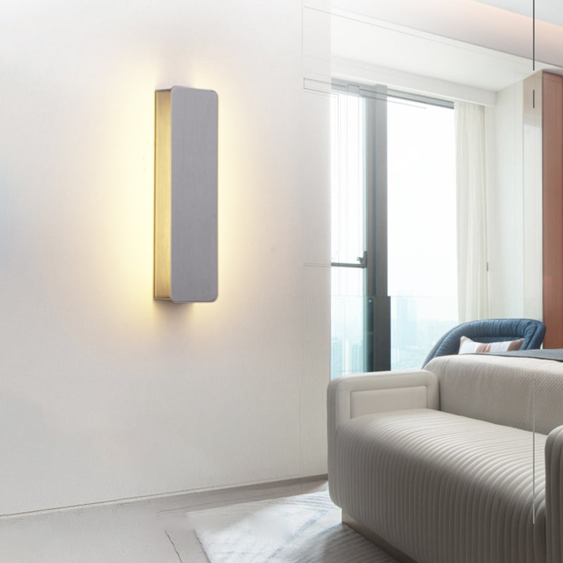 Salon du salon Murminalisme moderne minimalisme LED Rectangular Wall Mount Éclairage