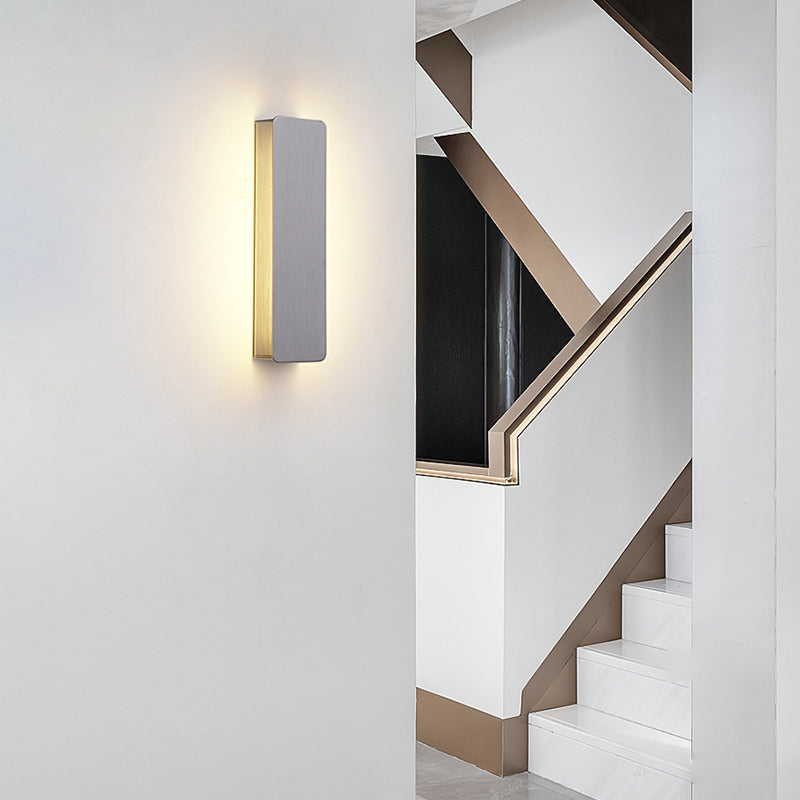 Salon du salon Murminalisme moderne minimalisme LED Rectangular Wall Mount Éclairage