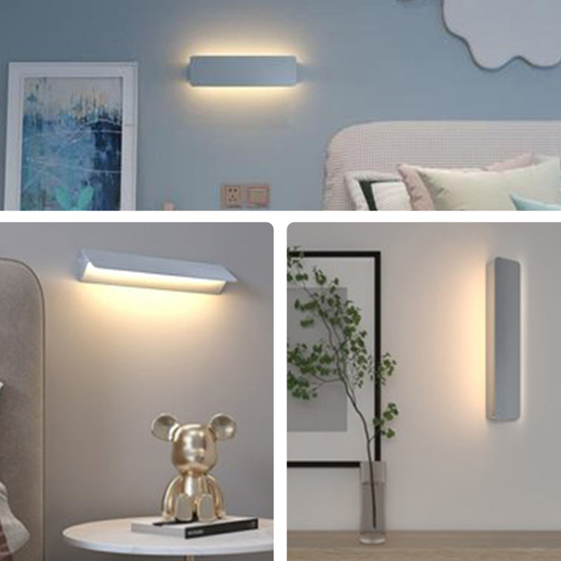 Salon du salon Murminalisme moderne minimalisme LED Rectangular Wall Mount Éclairage