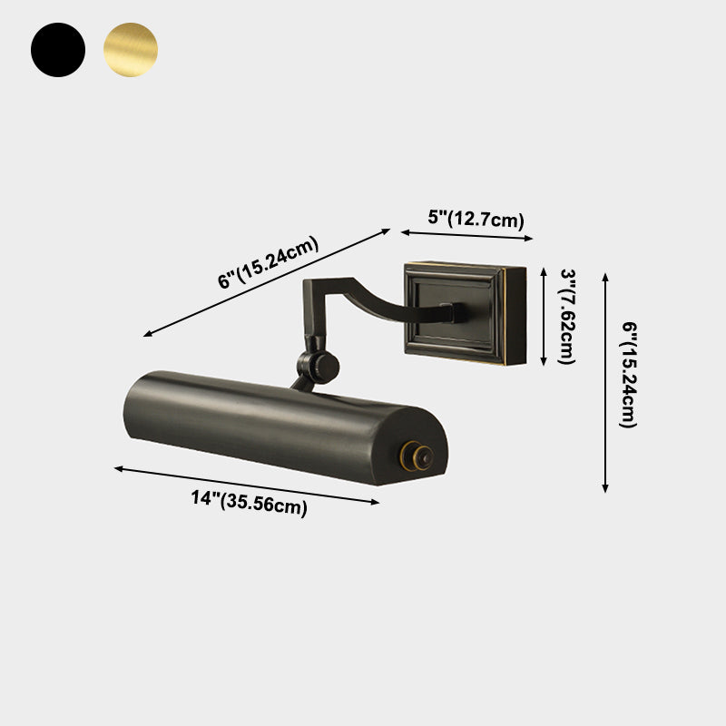 Modern Simple Copper Makeup Mirror Lamp Bathroom Nordic Mirror Light Fixture