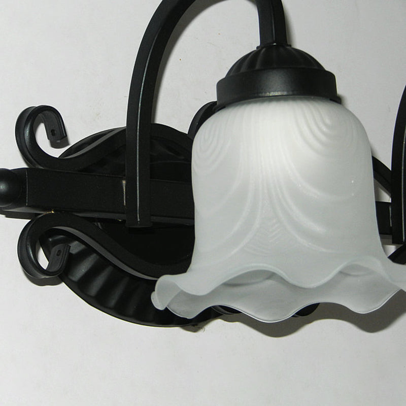 Simpuzzo specchio per trucco leggero americano American Glass Shade Mirror Fare lampada