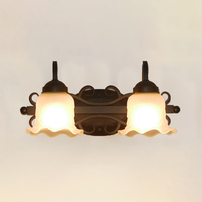 Simpuzzo specchio per trucco leggero americano American Glass Shade Mirror Fare lampada