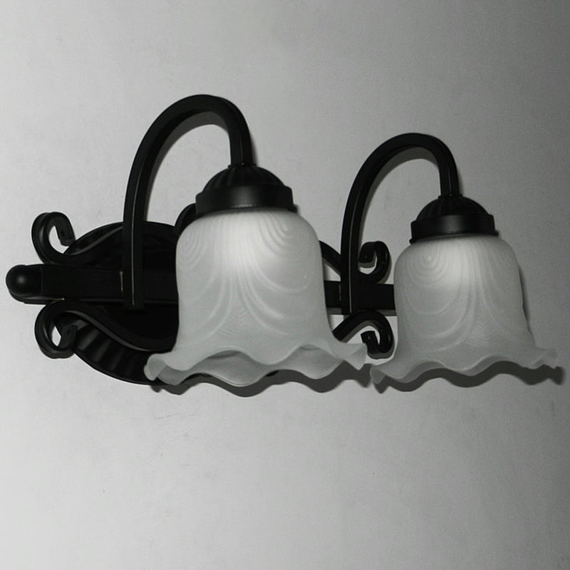 Simpuzzo specchio per trucco leggero americano American Glass Shade Mirror Fare lampada