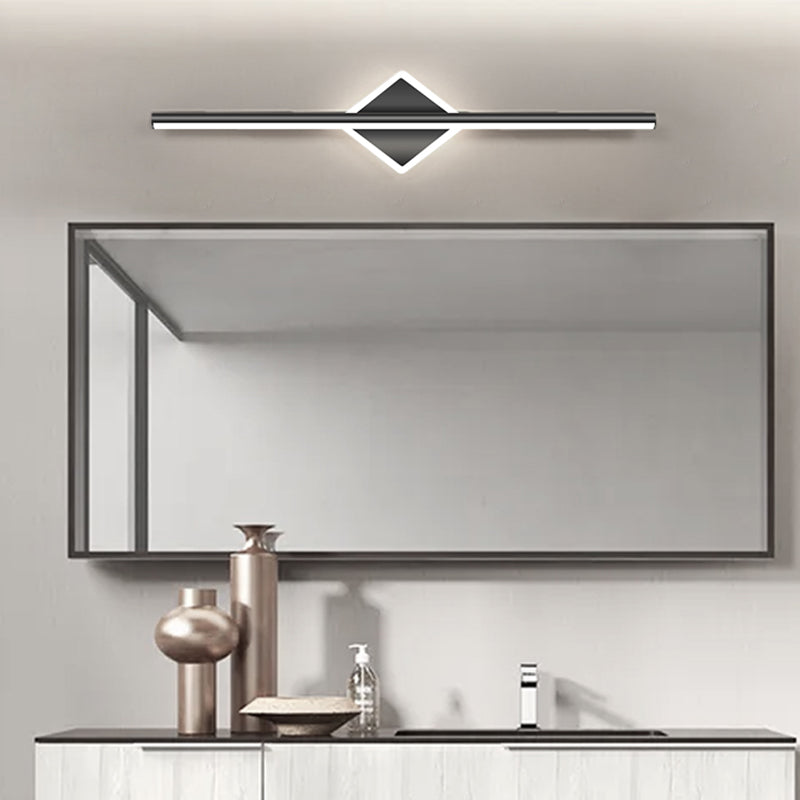 Nordic Modern Mirror Light Long Strip Mirror Lamp Fixture for Bathroom