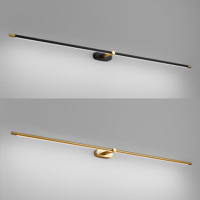 Nordic Modern Mirror Light Long Strip Mirror Lamp Fixture for Toilet Bathroom
