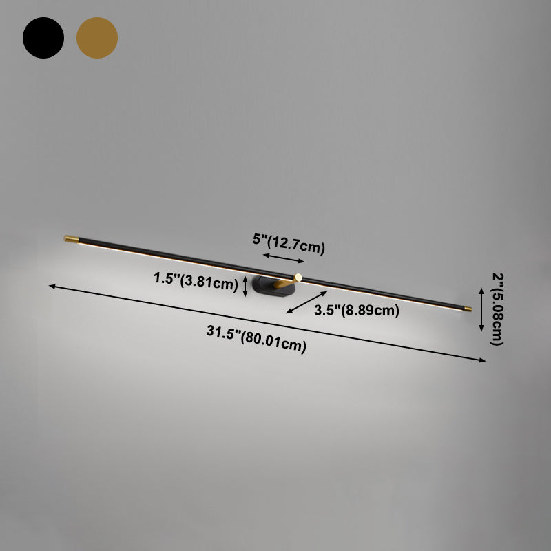 Nordic Modern Mirror Light Long Strip Mirror Lamp Fixture for Toilet Bathroom