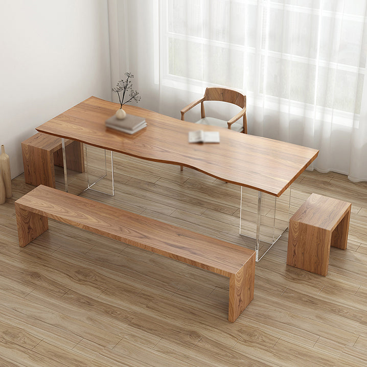 Modern 1/2/3/4/5 Pieces Dining Set Solid Wood Dining Furniture Set /Separate Items