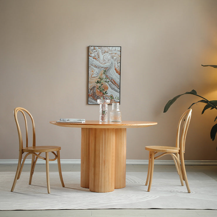 Modern 1/2/3/5/7 Pieces Dining Solid Wood Stone Dining Furniture Set /Separate Items