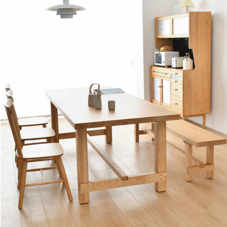 Modern 1/2/4/5/6 Pieces Dining Set Pine Wood Dining Furniture Set /Separate Items