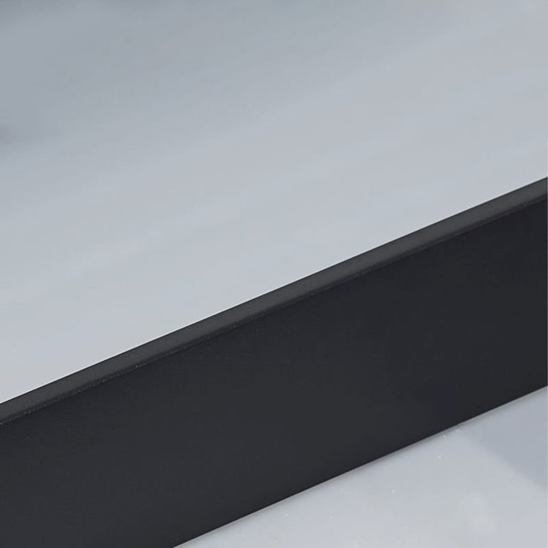 Plafonnier LED rectangulaire contemporain à montage encastré pour bureau