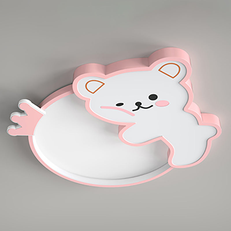 Ours Style Simple LED plafonniers belle lampe encastrée pour chambre chambre d'enfant