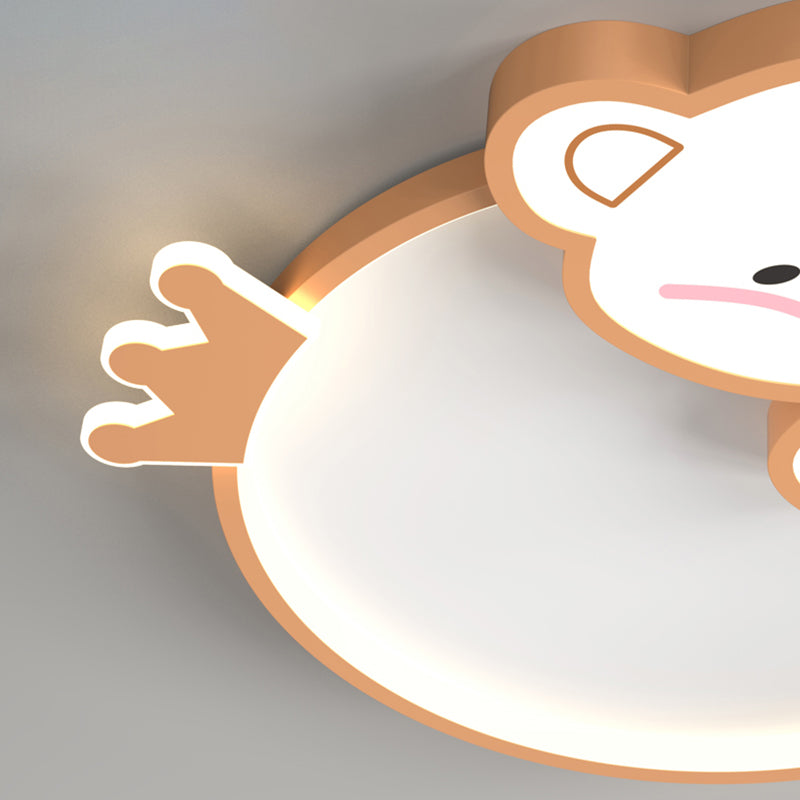 Ours Style Simple LED plafonniers belle lampe encastrée pour chambre chambre d'enfant