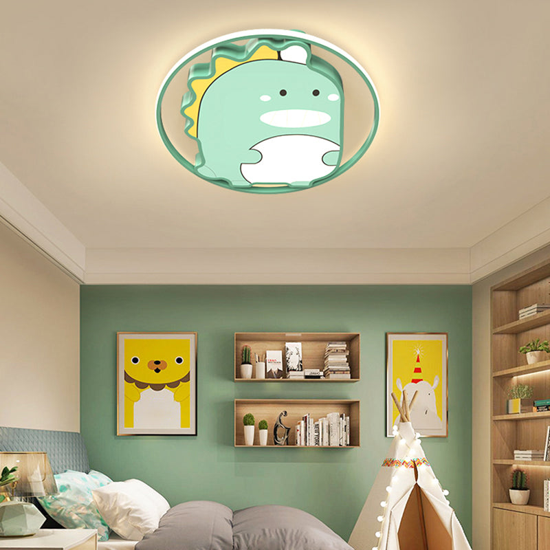 Plafoniere a LED con animali adorabili. Apparecchio di illuminazione per camera da letto per bambini in stile moderno