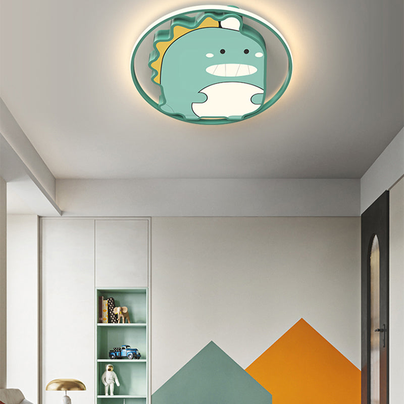 Plafoniere a LED con animali adorabili. Apparecchio di illuminazione per camera da letto per bambini in stile moderno