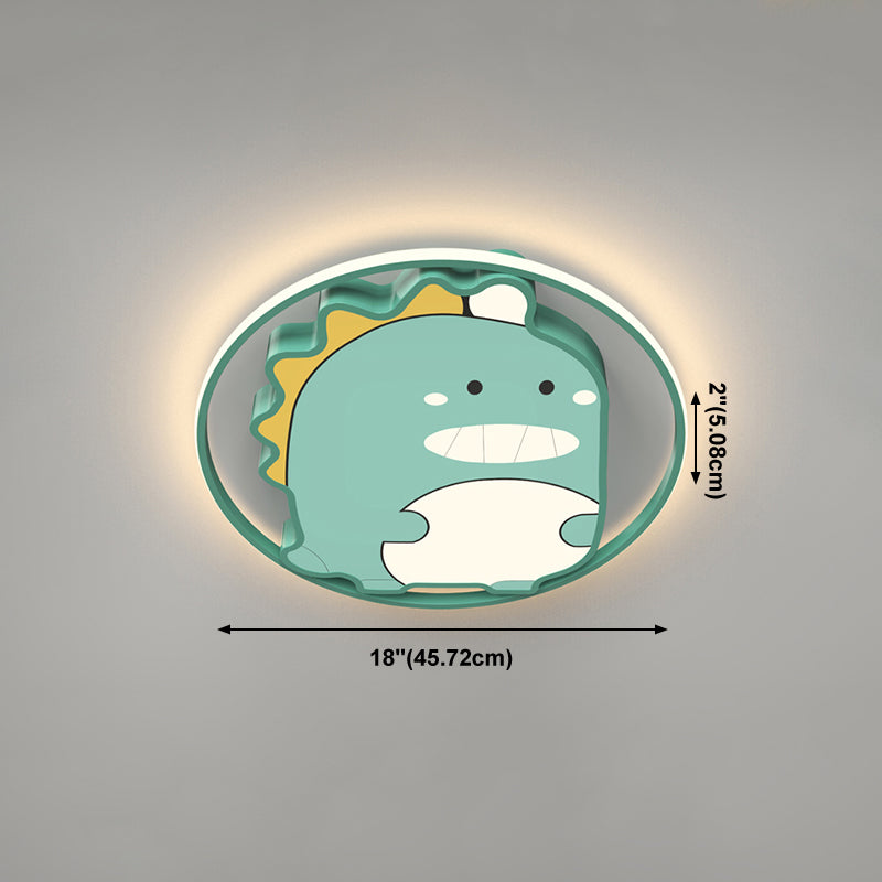 Plafoniere a LED con animali adorabili. Apparecchio di illuminazione per camera da letto per bambini in stile moderno