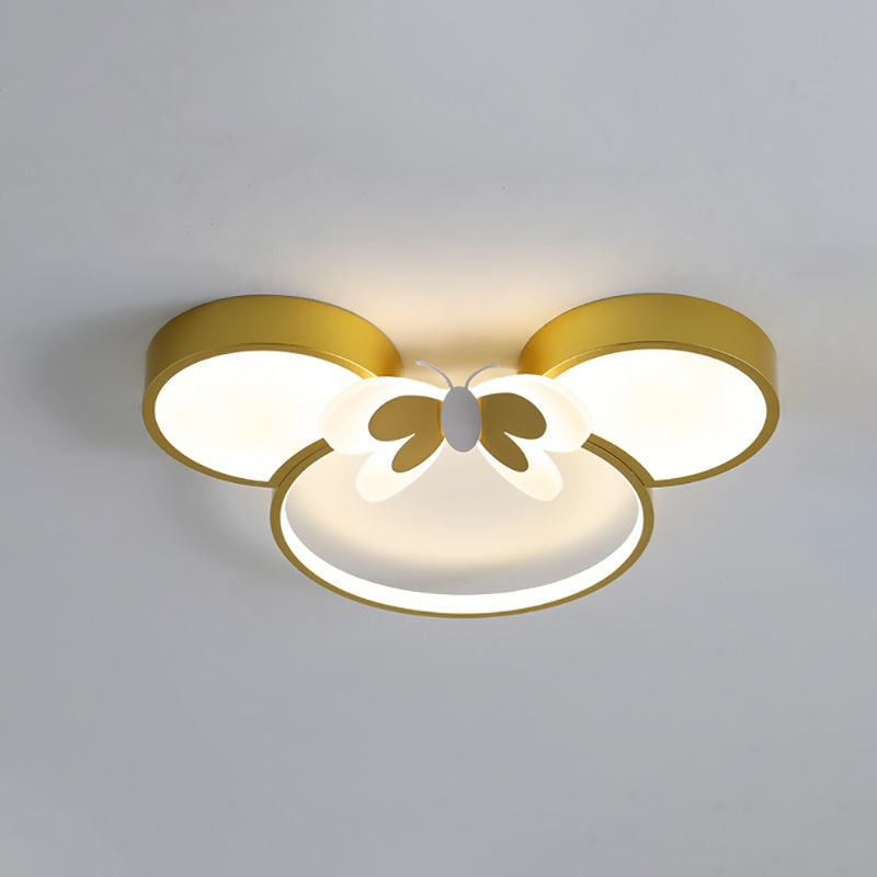Modern Style LED Ceiling Lights Lovely Cartoon Flush-mount Lamp for Kid's Room