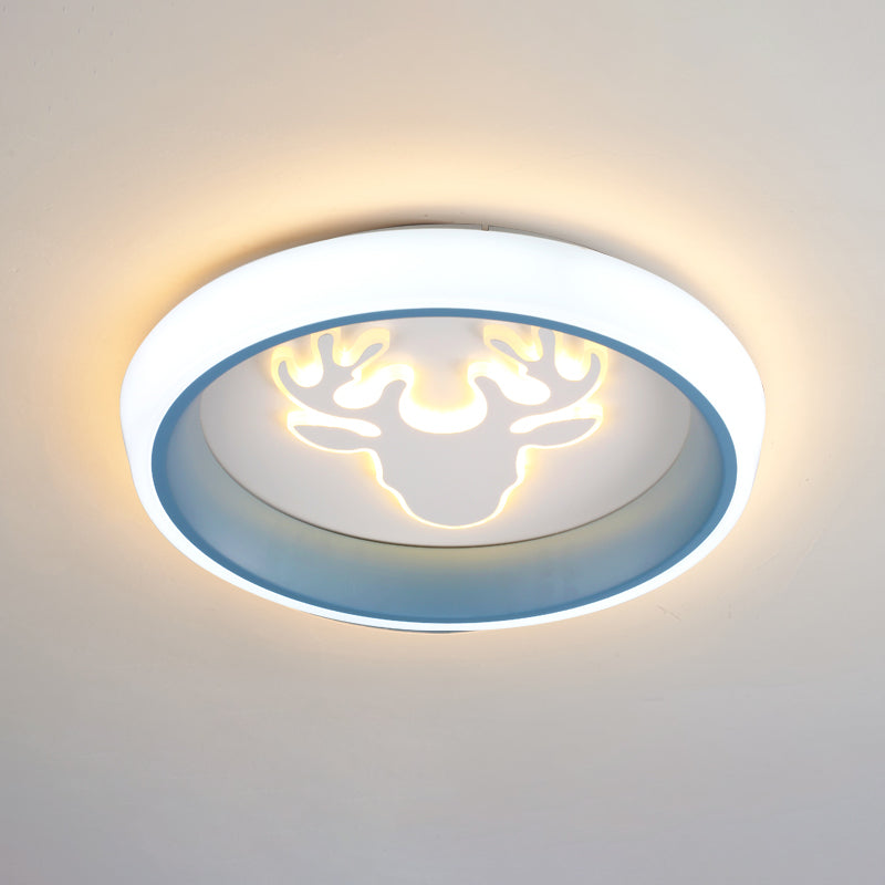 Plafonnier LED de Style moderne, jolie lampe encastrée de dessin animé pour chambre d'enfant