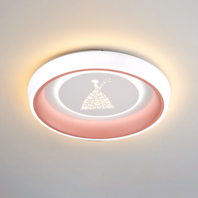 Plafonnier LED de Style moderne, jolie lampe encastrée de dessin animé pour chambre d'enfant
