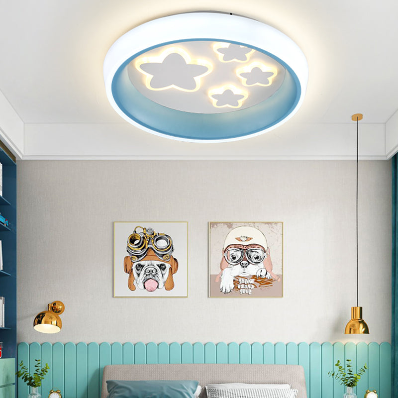 Plafonnier LED de Style moderne, jolie lampe encastrée de dessin animé pour chambre d'enfant