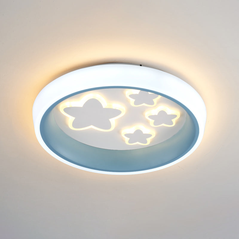 Plafonnier LED de Style moderne, jolie lampe encastrée de dessin animé pour chambre d'enfant