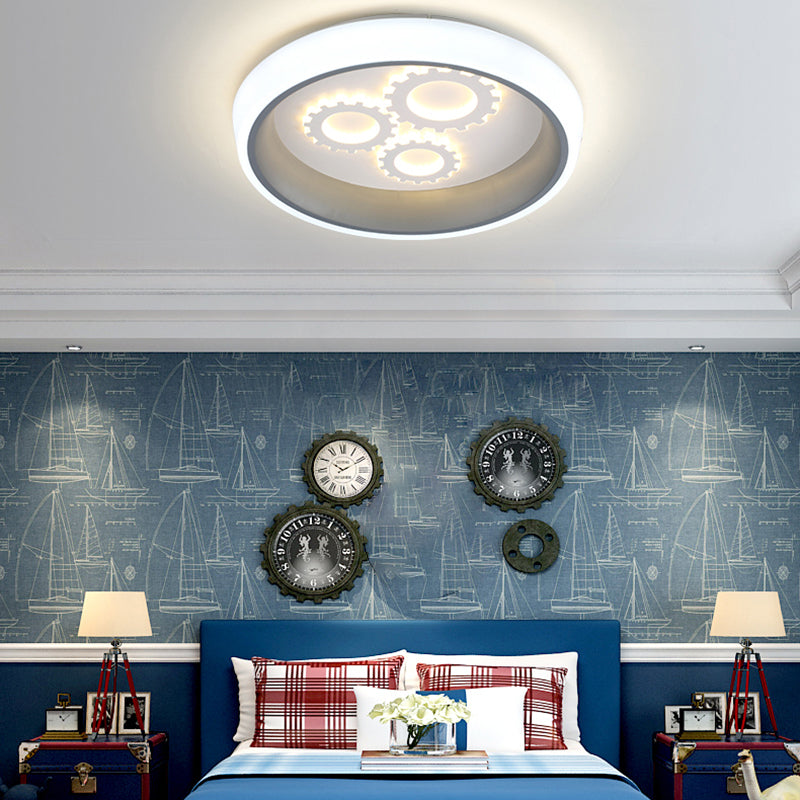 Plafonnier LED de Style moderne, jolie lampe encastrée de dessin animé pour chambre d'enfant