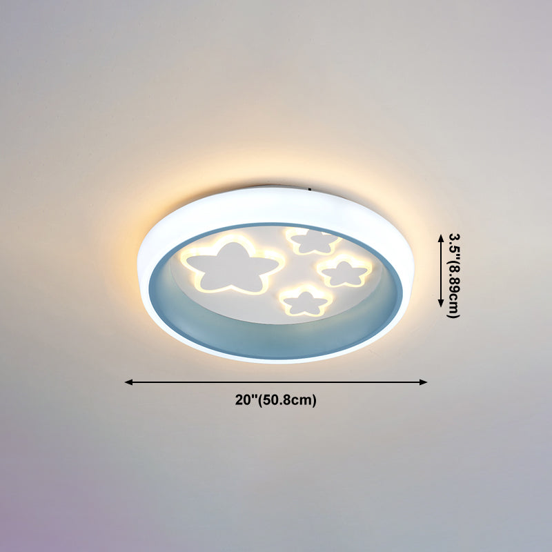 Plafonnier LED de Style moderne, jolie lampe encastrée de dessin animé pour chambre d'enfant