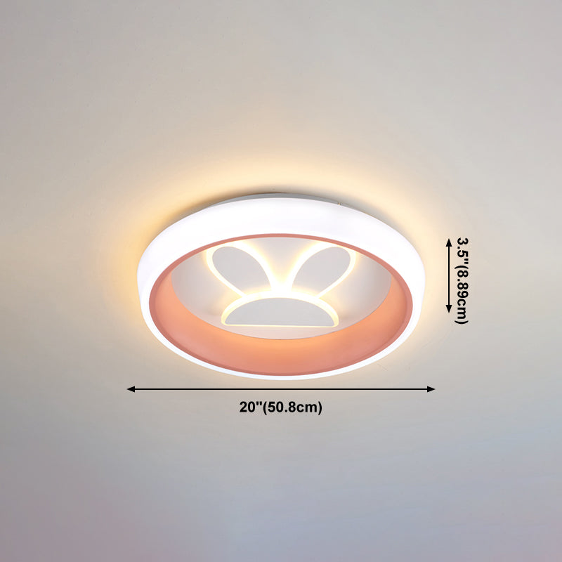 Plafonnier LED de Style moderne, jolie lampe encastrée de dessin animé pour chambre d'enfant